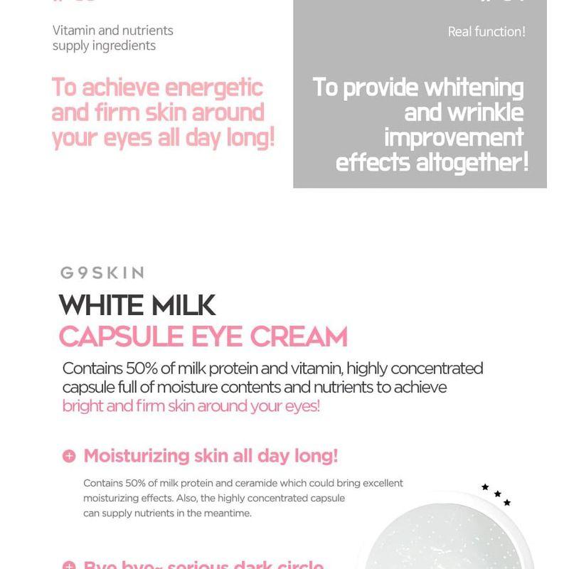 G9SKIN - White In Milk Capsule Eye Cream 30g