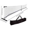 Pickleball Net System with Wheels Outdoor for Driveway