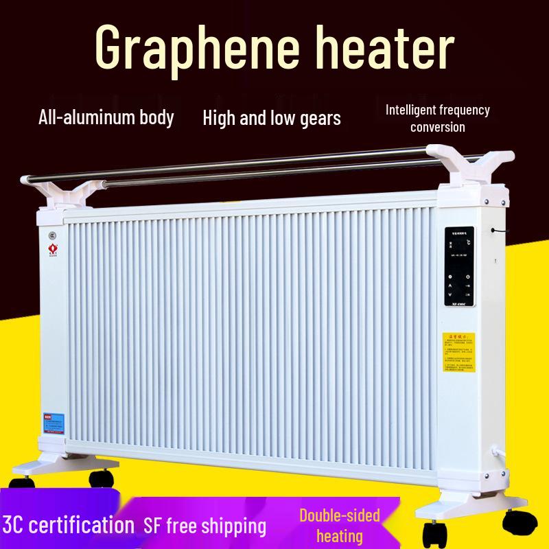 Energy-Efficient Graphene Wall-Mounted Heater for Large Areas