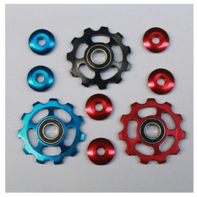 Mountain Bike High-end Rear Derailleur Guide Wheel Bearing Anode CNC Derailleur 11 Gear Riding Equipment (random Color)