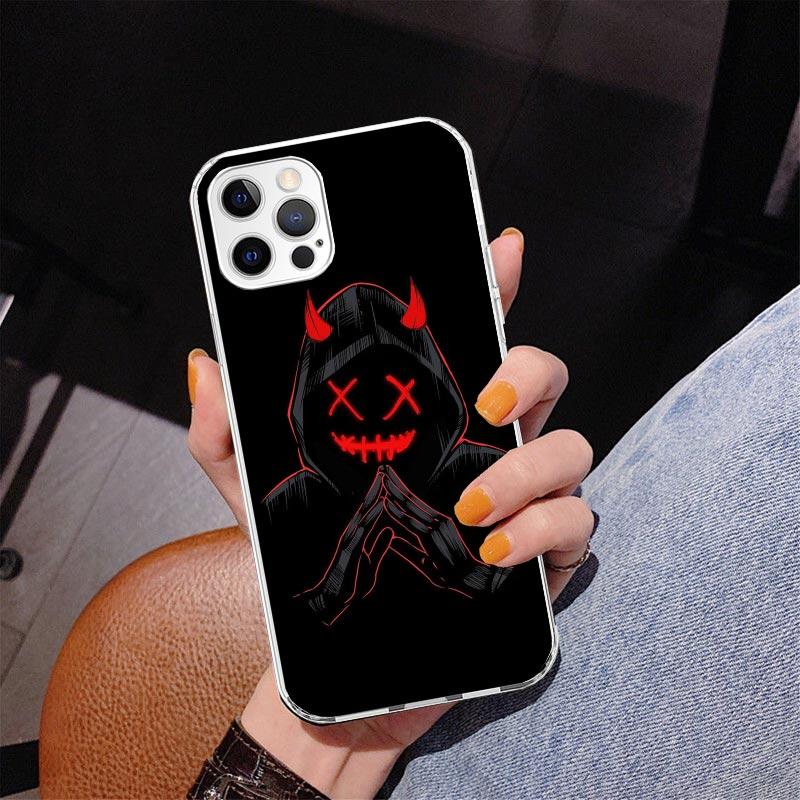 Devil Bad Boy Anime Phone Case For iPhone 17 Air 16 Pro Max 16E 15 + 14 Plus 11 12 13 Mini 7 8 SE Gift Print Cover Fundas 17 Air