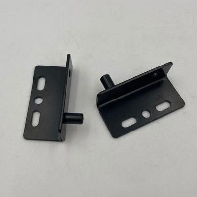 2pcs/set Invisible Cabinet Hinge Up and Down Door Pivot Hinge for Wood Panel Cupboard Display Support Bracket Hardware
