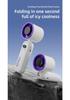 2026 High-Speed Rechargeable Handheld Turbo Fan with Digital Display - Portable Outdoor Use