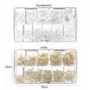 550Pcs/box Acrylic French Nail Art Decor Fake Artificial Foot Tips Toe Nails Tips False Toe Nails