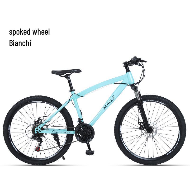 26-Inch Adult Mountain Bike with Double Disc Brakes and Variable Speed for Off-Road Riding