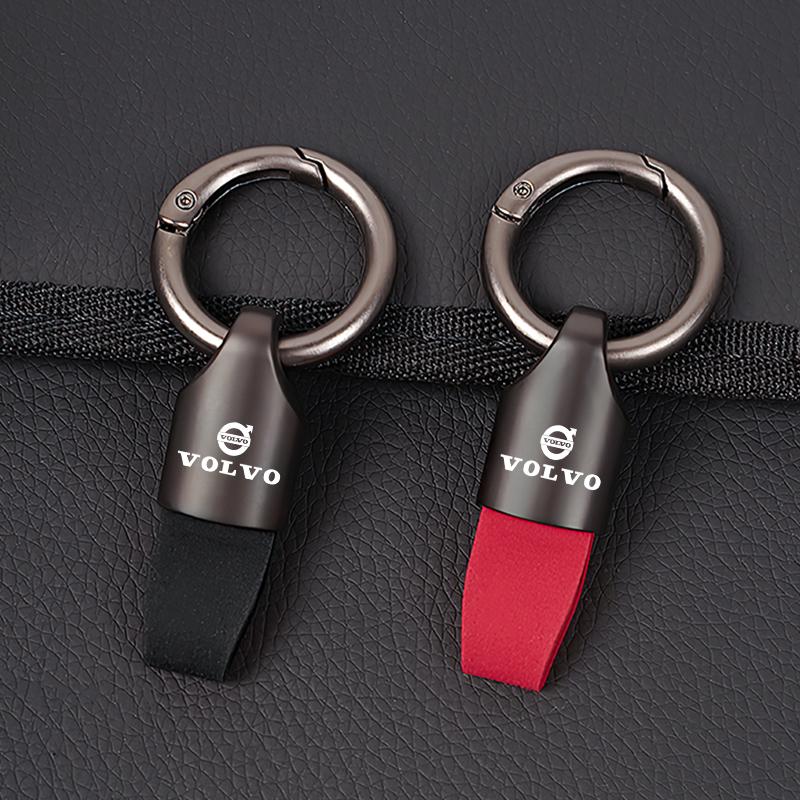 Laser Car Badge Keychain Car Logo Keyring Accessories For Volvo Xc60 Xc90 V40 V60 S60 V50 V90 S80 C40 XC40 V70 XC70 C30 C70 EX90