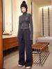 AYIHOLIC CASHMERE Premium Cotton Wide Pants
