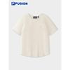 FILA FUSION Women's Solid Knit Slim-Fit T-Shirt