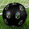 SIZE 5 León FC Soccer Ball Colorful All Ages Machine Stitched PVC Competition Ready Durable High-Bounce