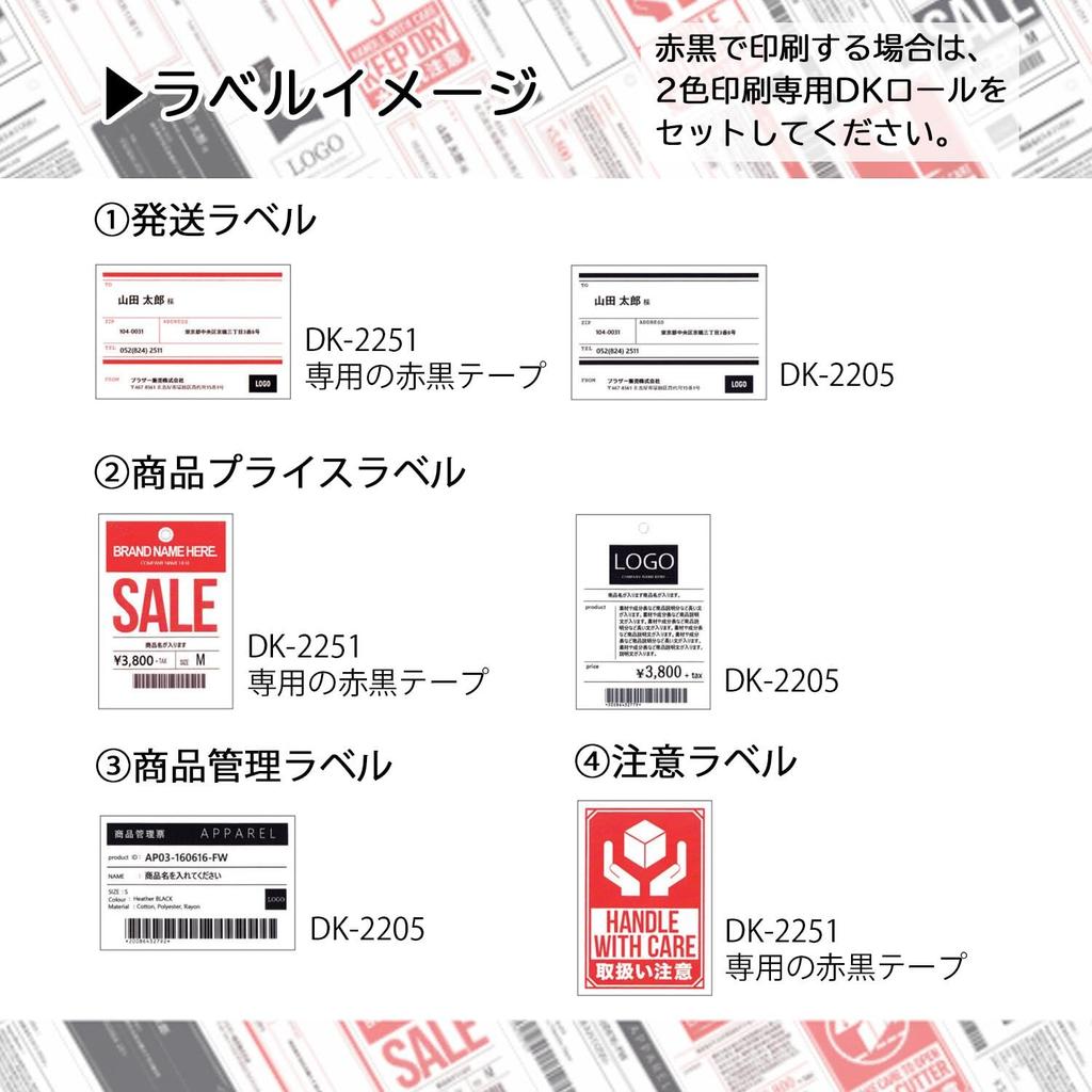 Принтер термонаклейок Brother x Busicom Довга етикетка та Bluetooth термопринтер для адреси, медичної картки, цінника, продукту, їжі та продуктів харчування