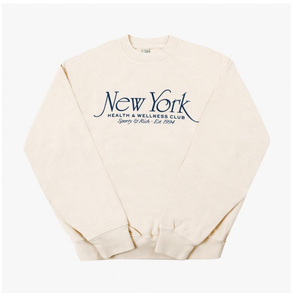 Sporty   Rich Ws067s409nc Ny 94 Public Sweatshirt