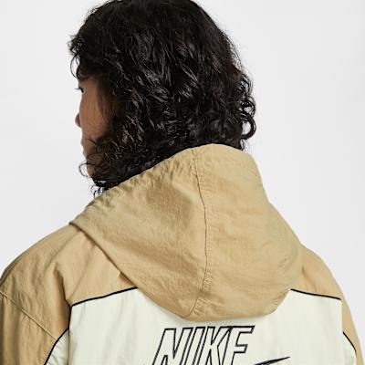 Nike Jackets Men's Khaki Hooded Non Detachable Moderate Other