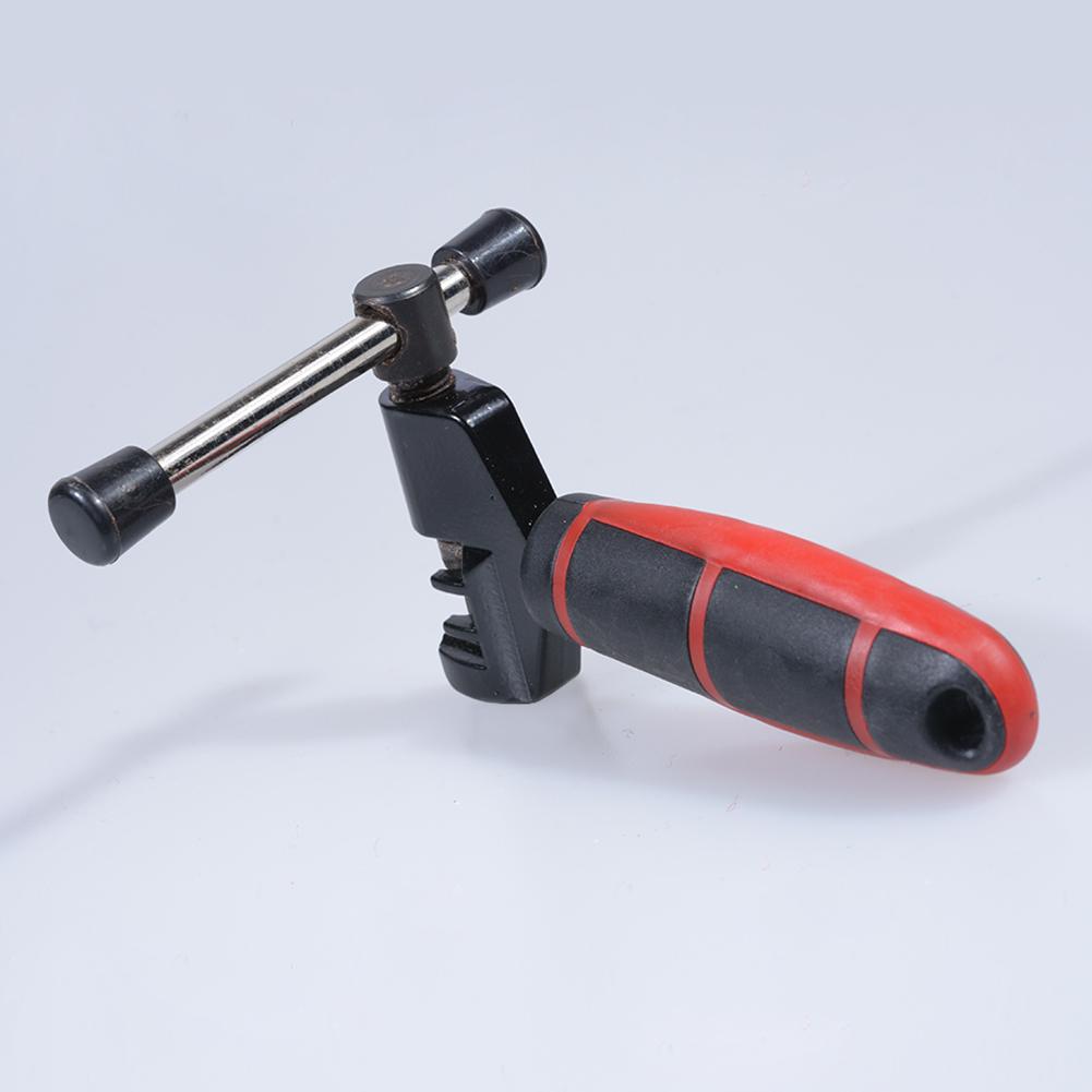 Bike Biaxial Chain Repair Tool Bicycle Chain Splitter Cutter Breaker with Rubber Handle System default #1