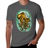Traditional Octopus TShirt Plus Size Workout Short Sleeve Top