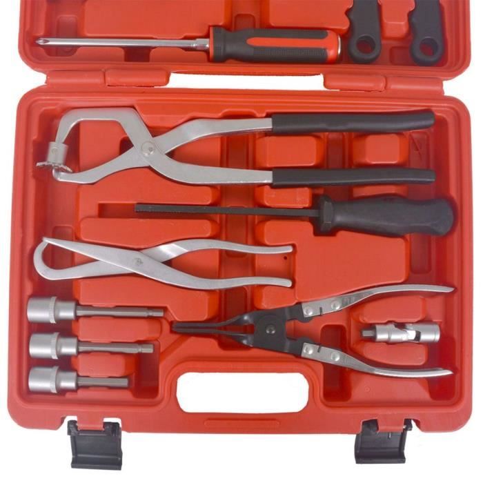 VidaXL Kit d'outils d'entretien et d'assemblage de frein 15 pcs