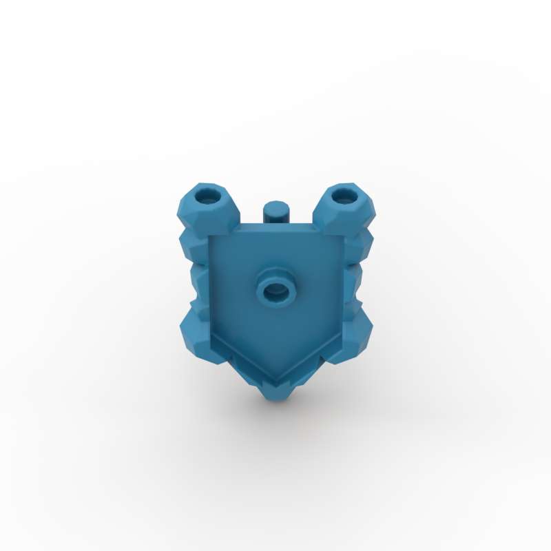 Non-Toxic Moc 10Pcs 22409 Pentagonal Shield Building Blocks Soldier Defend With Rock Edge Part Bricks Particle Toy Children Birthday Gifts