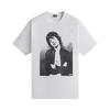 For The Rolling Stones Mick Photo Vintage Tee White Men Tops KHM033204-101
