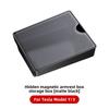 For Tesla Model 3 Model Y 2022 2023 Center Console Armrest Magnetic Hidden Storage Box Organizer Box Car Accessories