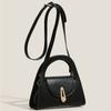 Niche High-End Handbag Black Handbag Femininity Versatile Fashion Shoulder Messenger Bag