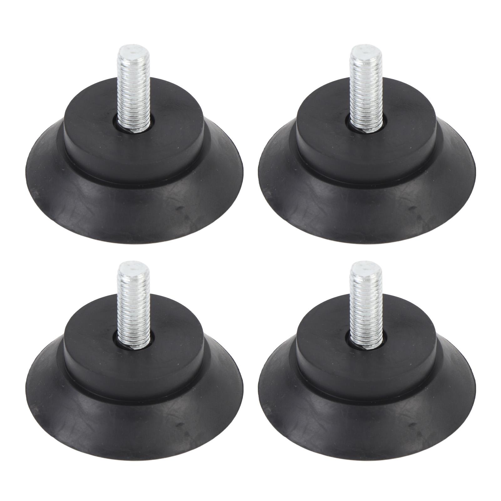 

4 шт. резиновые ножки с винтом, противоскользящие ножки-присоски для мебели, фитнес-оборудования