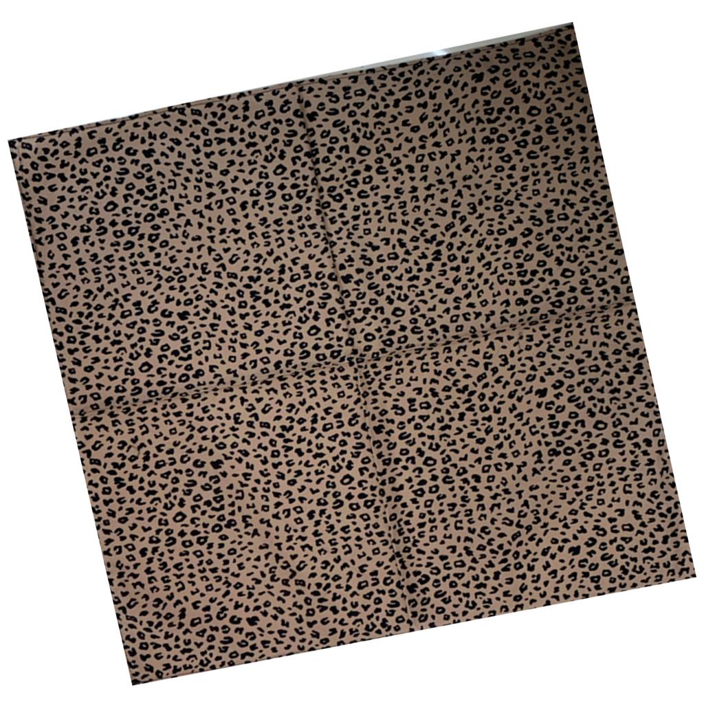 Multiuse Leopard Pattern Bandanas for Formal Occasion Digital Print Head Cover Outdoor Activity Cycling Hiking Head Wrap