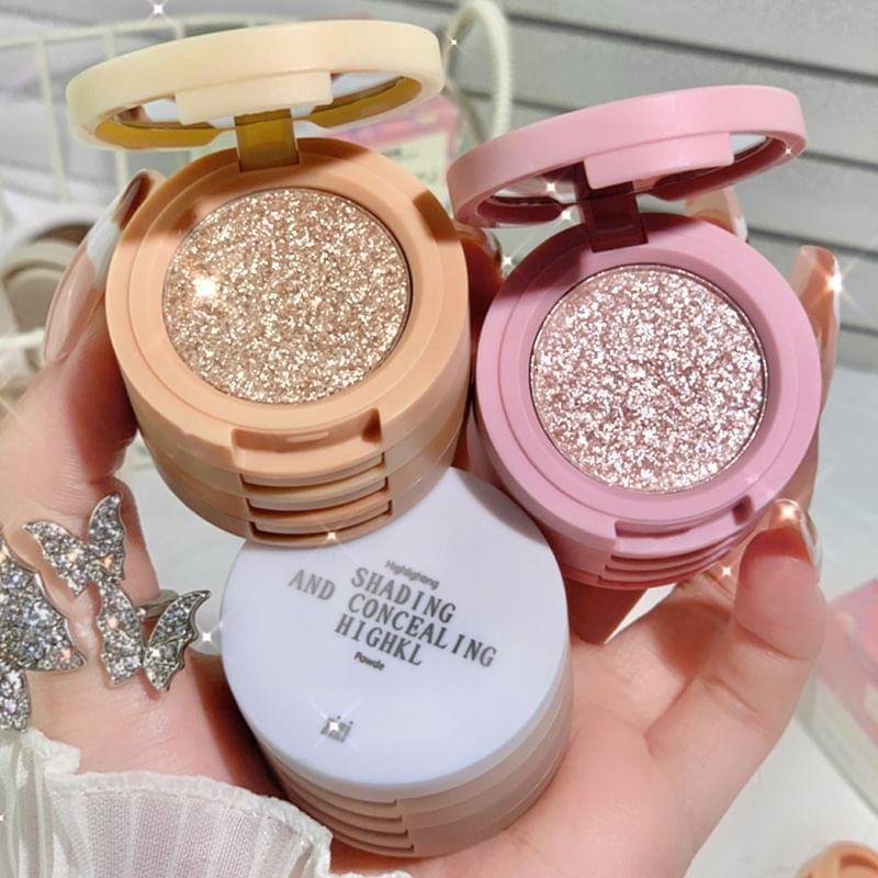 xixi - Eyeshadow and Blush Palette - 3 Colors