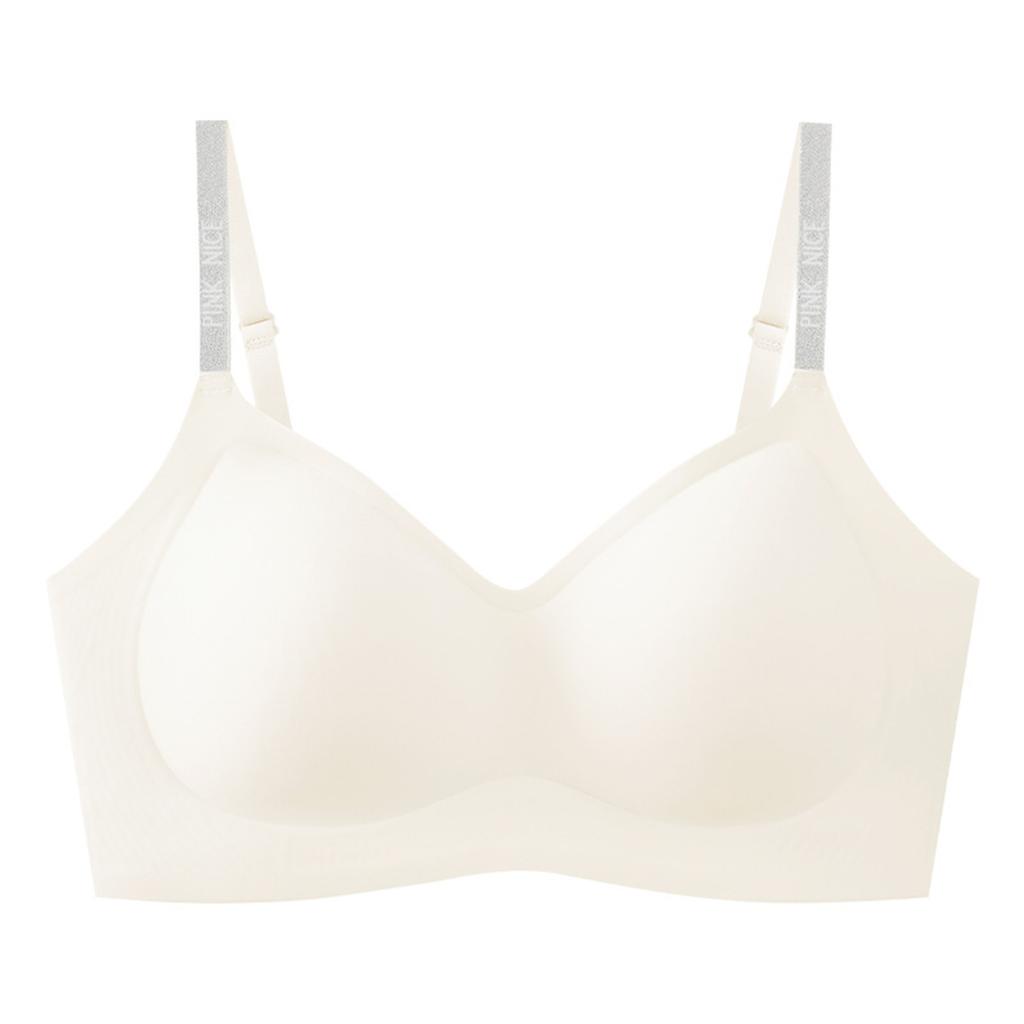 Women's Liquid Foundation Lift Underwear, Seamless Small Chest, Gathered Letters, Shoulder Belt Bra