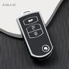 New Tpu Car Flip Key Case Cover Shell Fob For Mazda 2 3 5 6 Cx7 Cx9 Rx8 Mx5 M6 Key Protector Holder Keyless Accessories Keychain