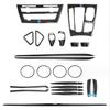 BMW X5/X6 F15/F16 Kolfiber Interiör & Exteriör Modifiering Mittkonsol Växelspak & Ventiler Dekorationsklistermärke