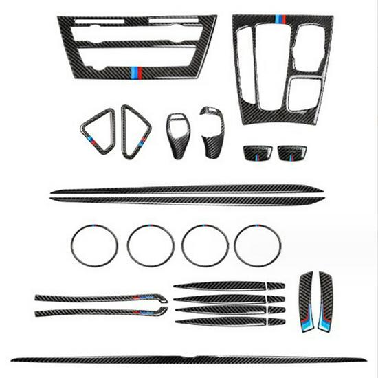 BMW X5/X6 F15/F16 Carbon Fiber Interior & Exterior Modification Center Console Gear & Vent Decoration Sticker