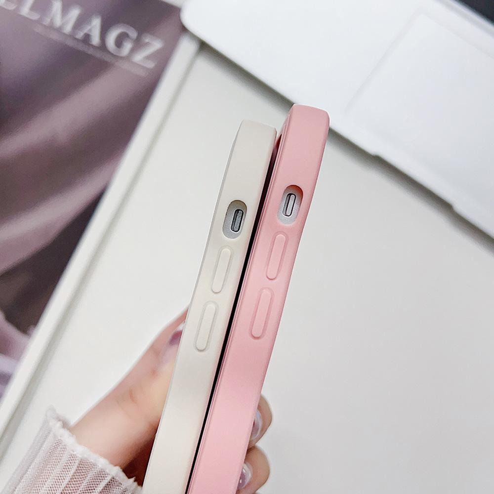 Silicone Phone Case For iPhone 11 6s SE  16 7 8 Plus 13 15 14 Pro Max 12 XR Wave Shockproof Soft Love Heart Cover Funda
