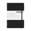 PAPERIDEAS A5 Hardcover Notebook, (Grid, Black)