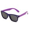 Polarized Silicone Baby Sunglasses - Anti-UV, Color Block, Fashionable Kids' Eyewear