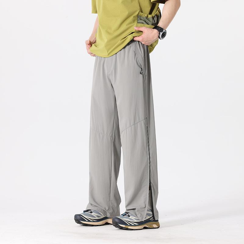 

Полосатые широкие повседневные брюки для мужчин и женщин, осенний трендовый бренд, свободные и тонкие драпирующиеся брюки 8XL светло-серый