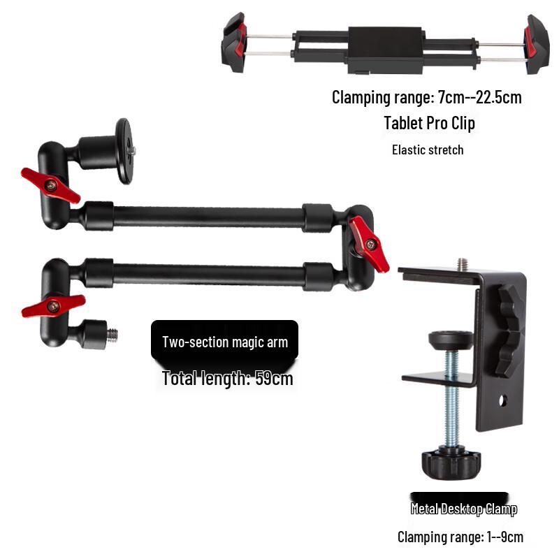 TEXIAN Multi-functional Desktop Clamp with Magic Arm