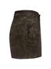 Women's High Waist Imitation Deerskin Velvet A-line Shorts - Autumn Slimming Style