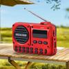 רדיו FM נייד נטען רמקול רדיו BT 5.4 עם תצוגת LED לבית נסיעות מתנות לקשישים