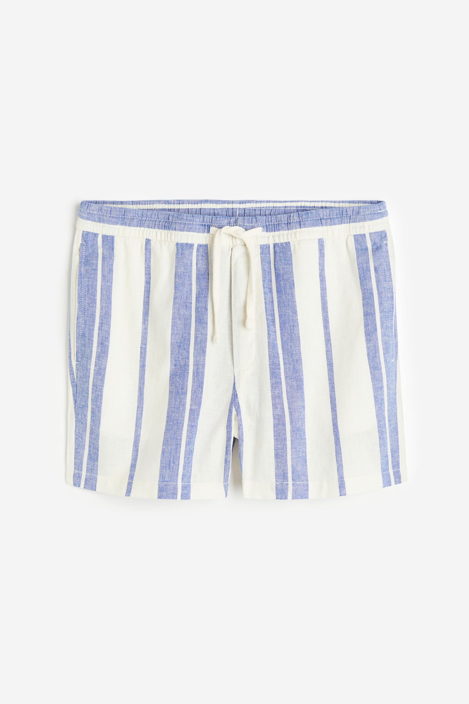 

Regular Fit Linen-blend shorts