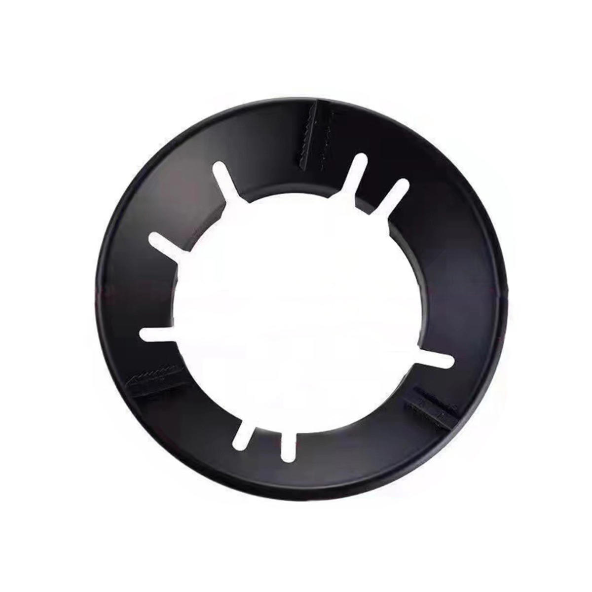 

Вогнетривкий вітрозахист Економія газу Кришка Вітрозахисне кільце Протиковзкий кронштейн Потовщене Кільце для економії енергії газової плити Six openings чорний