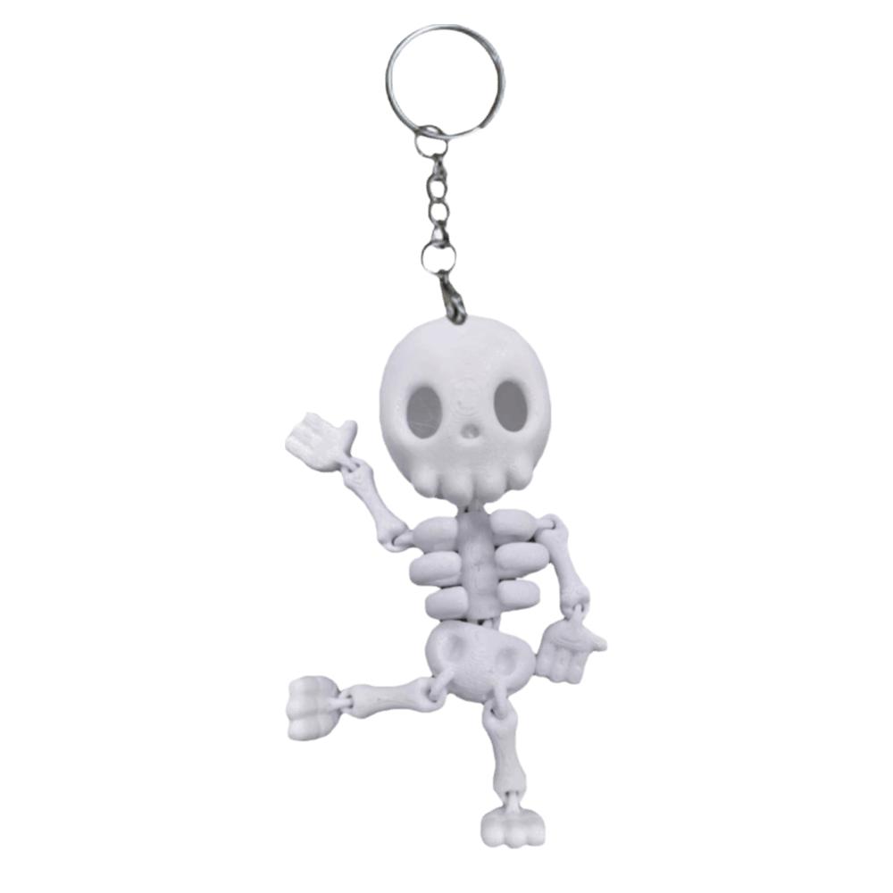 Decoration Skeleton Keychain 3D Printed Skull Bag Charm  Home Decoration