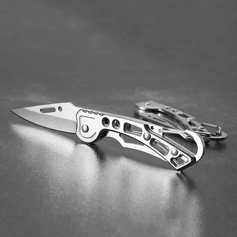 Top Quality Mini Zipper Knife Utility Knife Outdoor Survival Gadget Keychain Pendant Pocket Knife