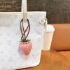 Creative Simulation Strawberry Keychain Women's Bag Pendant Fruit Key Chain Schoolbag Pendant Exquisite Small Gift Wholesale
