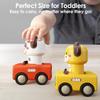 Press To Go Car Toys For Toddlers 1-3, Baby Animal Racing Cars, Infant Play Vehicle Set, BabyPush Go Friction Car Toys For 18+ M