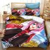 New 3D Print Anime Yuru Camp Bedding Set Duvet Covers Pillowcases Comforter Bedding Sets Bedclothes Bed Home Textiles963