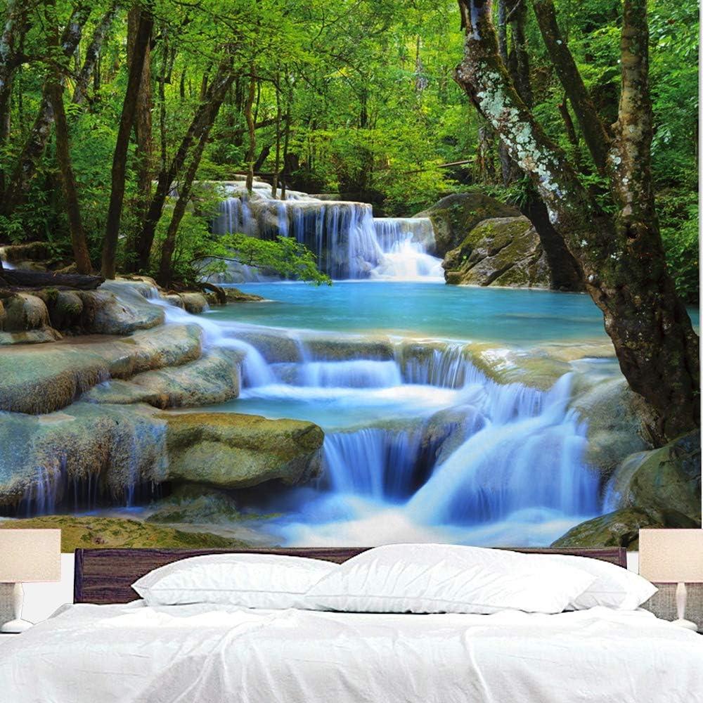 Tapestry bjyhiyh wall very large waterfall 75x100