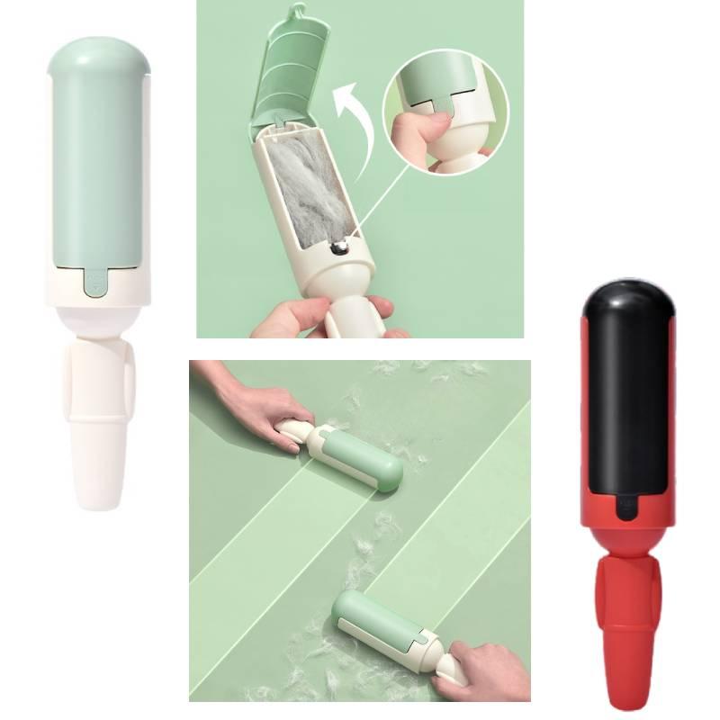 Tierhaarentferner Kleidung Statisch Mehrzweck Doppelseitige Bürstenrolle Für Katzen Und Hunde