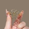 Women Brooch Hollow Rose Flower Design Polished Finish Brooch Pin Dress Coat Sweater Badge Versatile Fashion Accessory