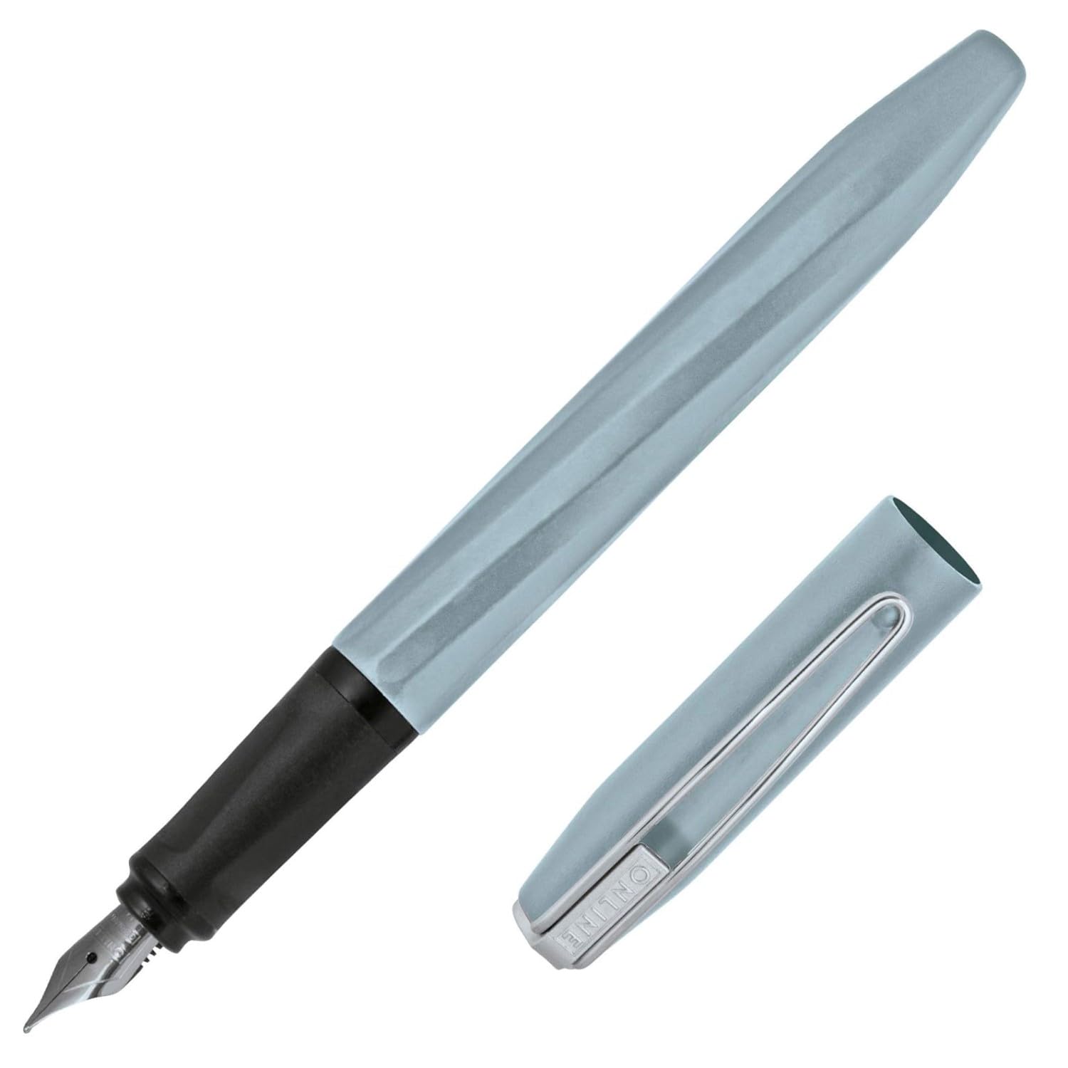 

ONLINE Online Fountain Pen F Fine Point Slope Light Gray 26055 Genuine Imported Product