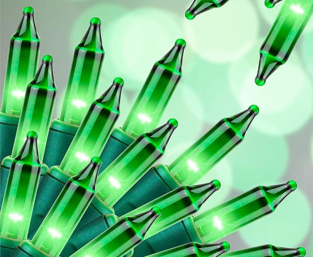 Outdoor Waterproof LED Bubble String Lights - Holiday Decorative Mini Christmas Tree Lights