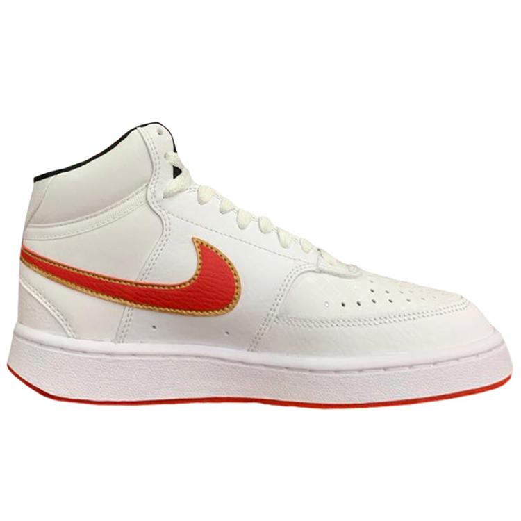 Nike Court Vision Mid White / Red Women's (Unisex) Skateboard Shoes DD8494 169